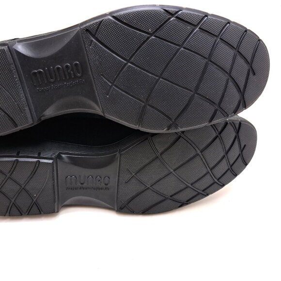 MUNRO Buckley Nubuck Leather Ankle Boot Black - Size 9.5 - Picture 6 of 16